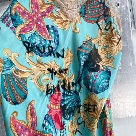 embroidered satin dress 21-4-8 [lilith art duct]