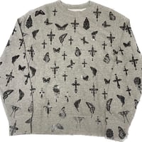 virvar stof 005-14 foil print sweat