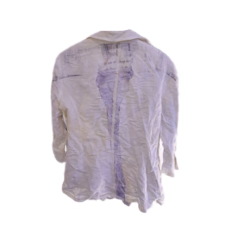 ivory print shirt [lilith art duct]