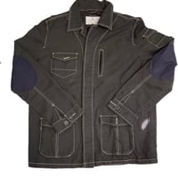 Virvar stof 007-4 Black overdyed shirt  jacket