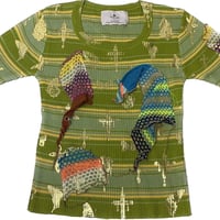 Virvar stof 005-19 foi print knit