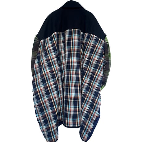 24-12-10 check  over size coat [Pull Qus]