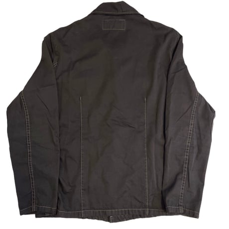 Virvar stof 007-3 Black overdyed shirt  jacket