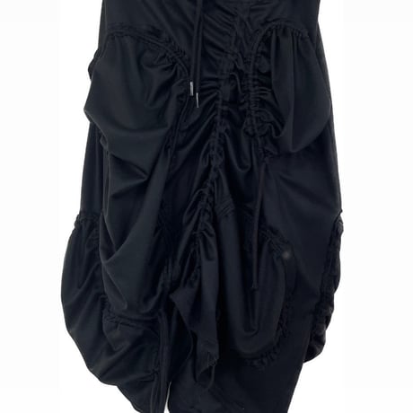 BLACK motif skirt (medium)  23-11-07[Pull Qus]