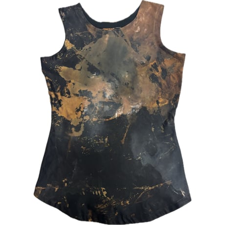 25-08-33  bleach & paint no sleeve tops(A)  [PullQus]