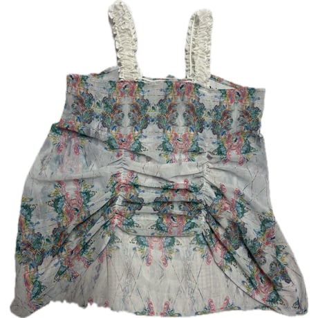 24-05-03  graphic shirring tops  ［PullQus］