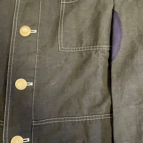 Virvar stof 007-2 Black overdyed shirt  jacket