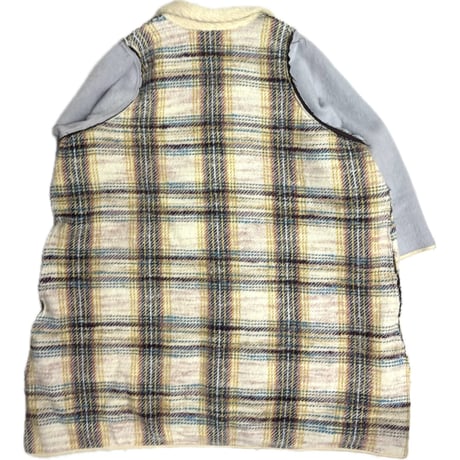 25-02-19  fluffy check coat ［PullQus］