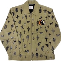 virvar stof 005-10 foil print  jacket