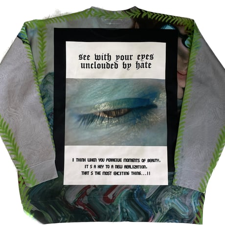 Knit patch sweat shirt C 23-09-05[lilith art duct]