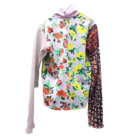 floral dyed tops B 22-01-10