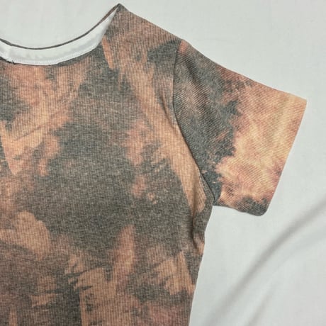 25-08-08  pink x gray rib tops ［PullQus］