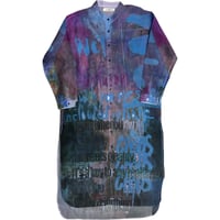 20-9-9 see-through shirt dress(graffiti)  ［lilith art duct］