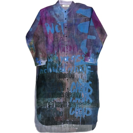 20-9-9 see-through shirt dress(graffiti)  ［lilith art duct］