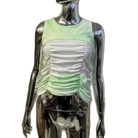 24-06-02 green shirring tops [Pull Qus]