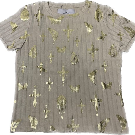 Virvar stof 005-33 foil print coat