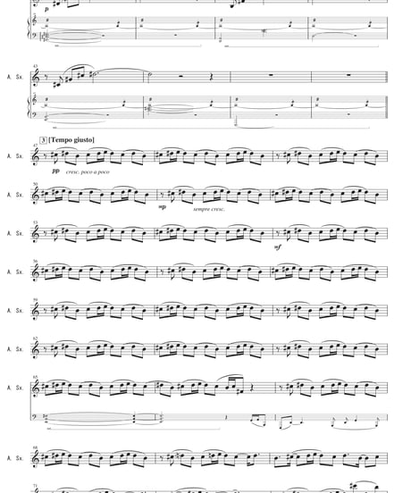 Say Hello to Mr. L.v.Beethoven for Alto Saxophone and Piano