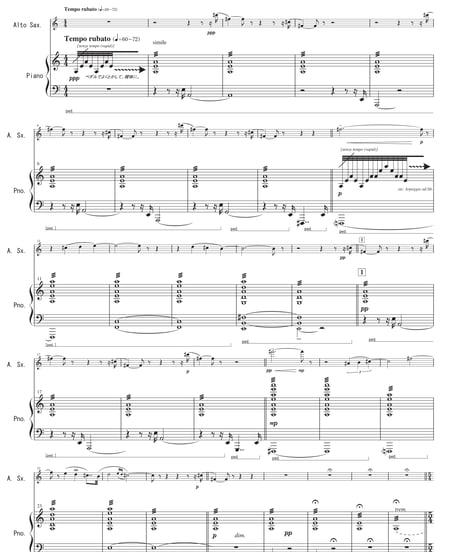 Say Hello to Mr. L.v.Beethoven for Alto Saxophone and Piano