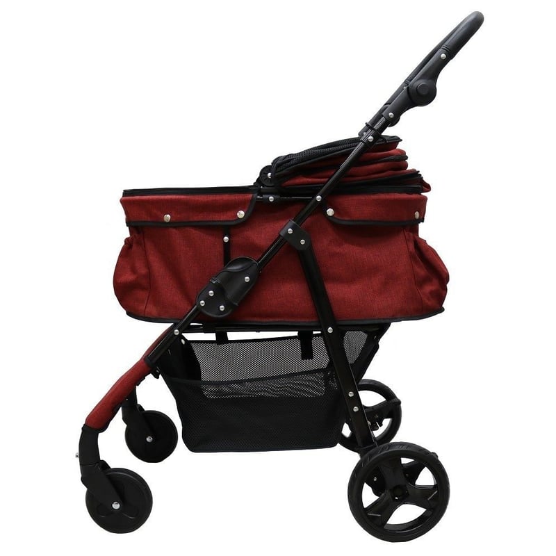 耐荷重30kg!ココハート 4輪ペットカート/ペットバギー 耐荷重30kg!ココハート 4輪ペットカート/ペットバギー