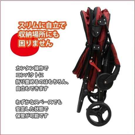 在庫調整の為大特価！耐荷重30kg！ココハート ４輪ペットカート/ペットバギー 甘えん坊バギーBIG デニム　中型犬　多頭飼い