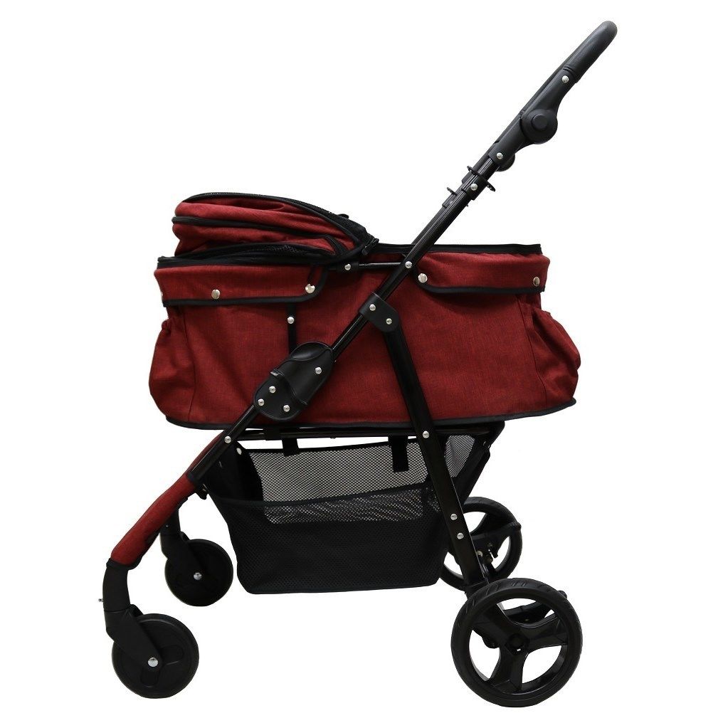 耐荷重30kg!ココハート 4輪ペットカート/ペットバギー 耐荷重30kg!ココハート 4輪ペットカート/ペットバギー