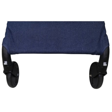 在庫調整の為大特価！耐荷重30kg！ココハート ４輪ペットカート/ペットバギー 甘えん坊バギーBIG デニム　中型犬　多頭飼い