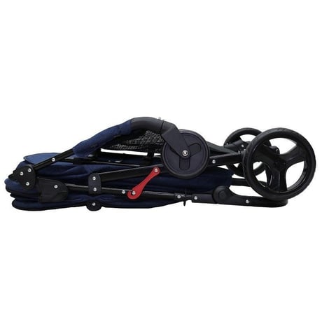 在庫調整の為大特価！耐荷重30kg！ココハート ４輪ペットカート/ペットバギー 甘えん坊バギーBIG デニム　中型犬　多頭飼い