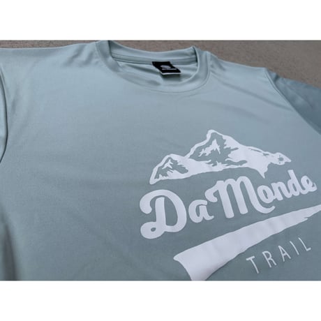 DA MONDE TRAIL オリジナルＴ ドライスムース・フロストブルー　（リサイクルポリ100%）