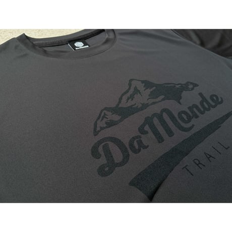 DA MONDE TRAIL オリジナルＴ ドライスムース・スミ　（リサイクルポリ100%）