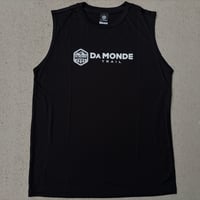 DA MONDE TRAIL ノースリーブTシャツ ドライスムース・ブラック（リサイクルポリ100%）