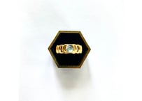 Eclipse Ring / Rainbow Moonstone