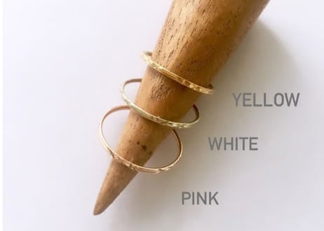 Hand engrave thin18ct Ring / open order for your size