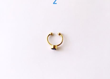 Ear cuff / Blue sapphire