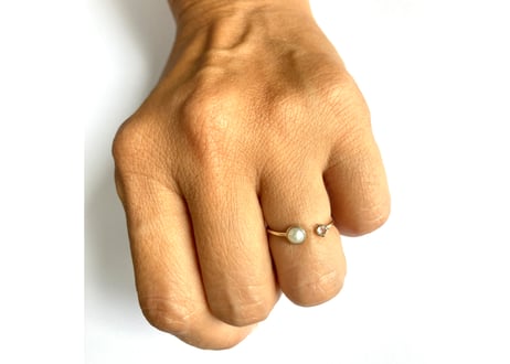 Snow White pearl Ring