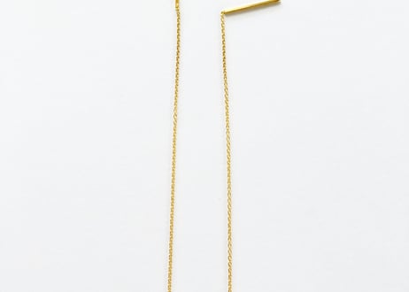 Sun moon pierce/ Rainbow moonstone