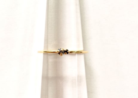 Tiny juicy ring / Black Diamond