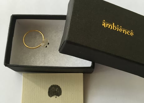 Sample sale/ Kitty Catty Ring / Crystal/ Black rough Diamond