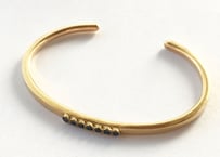 7 gems Bracelate / Black zircon