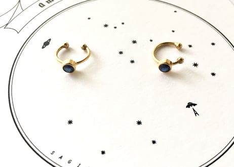 Ear cuff / Blue sapphire