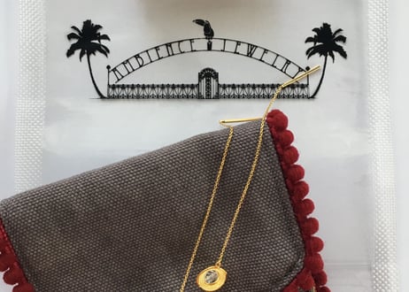 Saturn chain pierce / crystal
