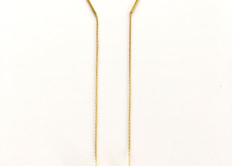 Saturn chain pierce/ Blue sand stone