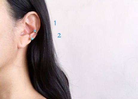 Ear cuff / Tourqouise
