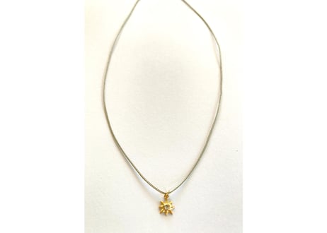 Urban glow code necklace Silver / Star and moon charm