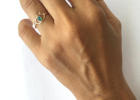 Open your eye Ring / Opal