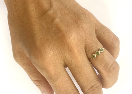 3stone Ring / Peridot