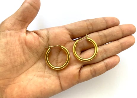 Golden hoop / Thickness 4mm