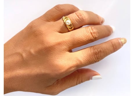 Eclipse Ring / pearl