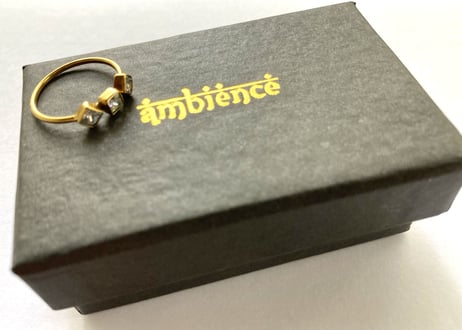 Life goes on Ring / 3 stone white