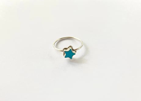 Star cut Tourqouise / silver