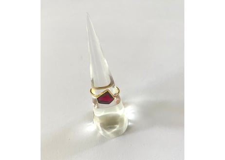 Crimson Promise Garnet Ring